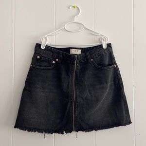 NEVER WORN Free People high rise jean skirt 27